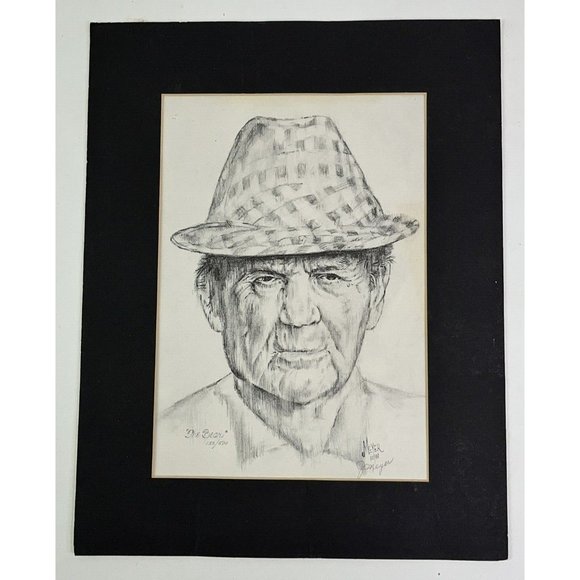 Bear Bryant Alabama Coach Crimson Tide Drawing Numbered 133 of 500 Meyer Oct 81 - Picture 1 of 8